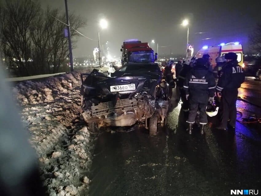 Авария на Мызинском мосту в Нижнем Новгороде